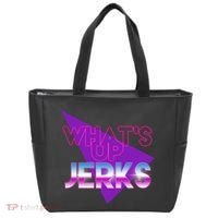 What's Up Jerks Retro Tote Bag thumb 0