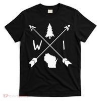 Wisconsin Up North Home State Midwest Wisco Vintage Retro T-Shirt thumb 0