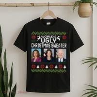 World's Ugly Pelosi Kamala Joe Biden Christmas Sweater T-Shirt thumb 2
