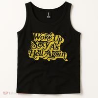 Woke Up Sexy As Hell Again! Funny Retro 60s Vibe Tank Top thumb 2