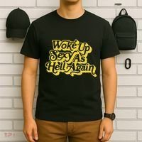 Woke Up Sexy As Hell Again! Retro 60s Vibe T-Shirt thumb 6
