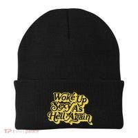 Woke Up Sexy As Hell Again! Retro 60s Vibe Beanie thumb 0