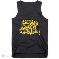 Woke Up Sexy As Hell Again! Retro 60s Vibe Tank Top thumb 0
