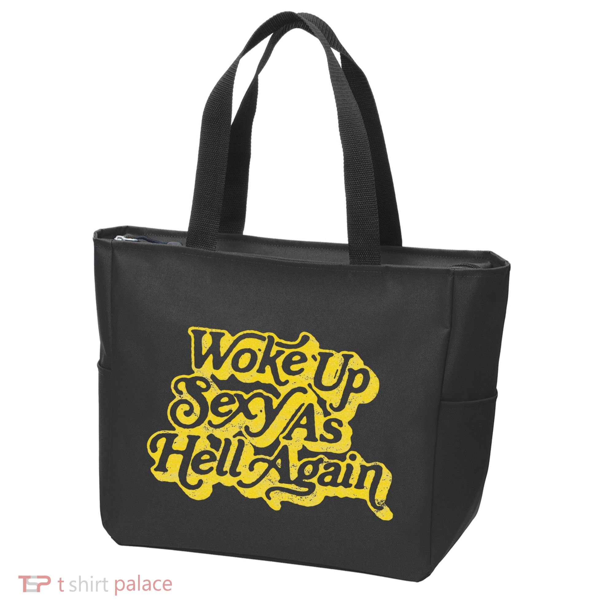 Woke Up Sexy As Hell Again! Retro 60s Vibe Tote Bag
