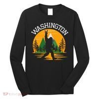 Washington Us State Bigfoot Sasquatch Long Sleeve Shirt thumb 0