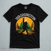 Washington Us State Bigfoot Sasquatch T-Shirt thumb 5