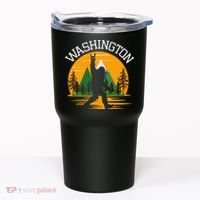 Washington Us State Bigfoot Sasquatch Tumbler thumb 0