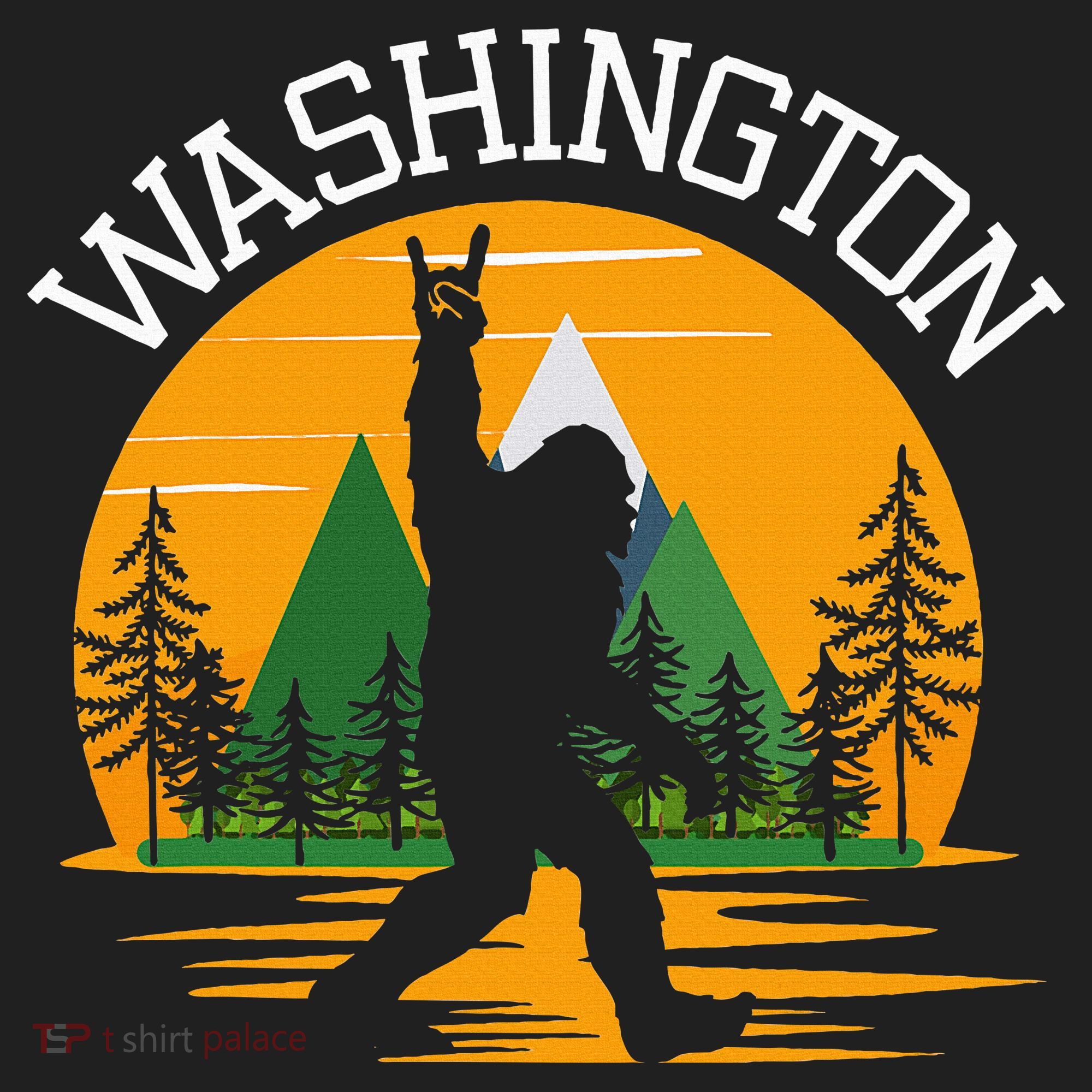 Washington Us State Bigfoot Sasquatch Tumbler