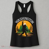 Washington Us State Bigfoot Sasquatch Women's Tank Top thumb 3