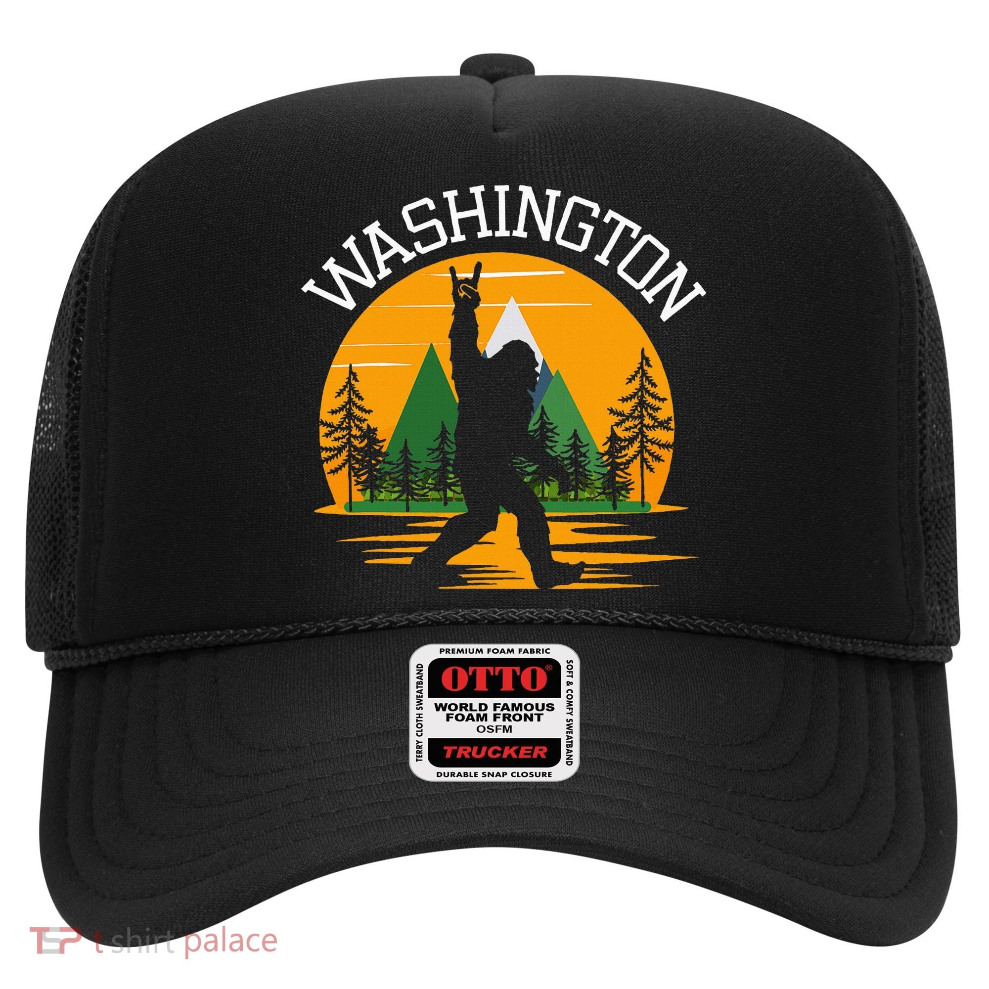 Washington Us State Bigfoot Sasquatch Hat