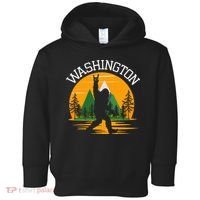 Washington Us State Bigfoot Sasquatch Toddler Hoodie thumb 0