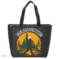 Washington Us State Bigfoot Sasquatch Tote Bag thumb 0