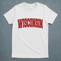 Wisconsin Usa State Wi Varsity Style Vintage Sports Cool T-Shirt thumb 5