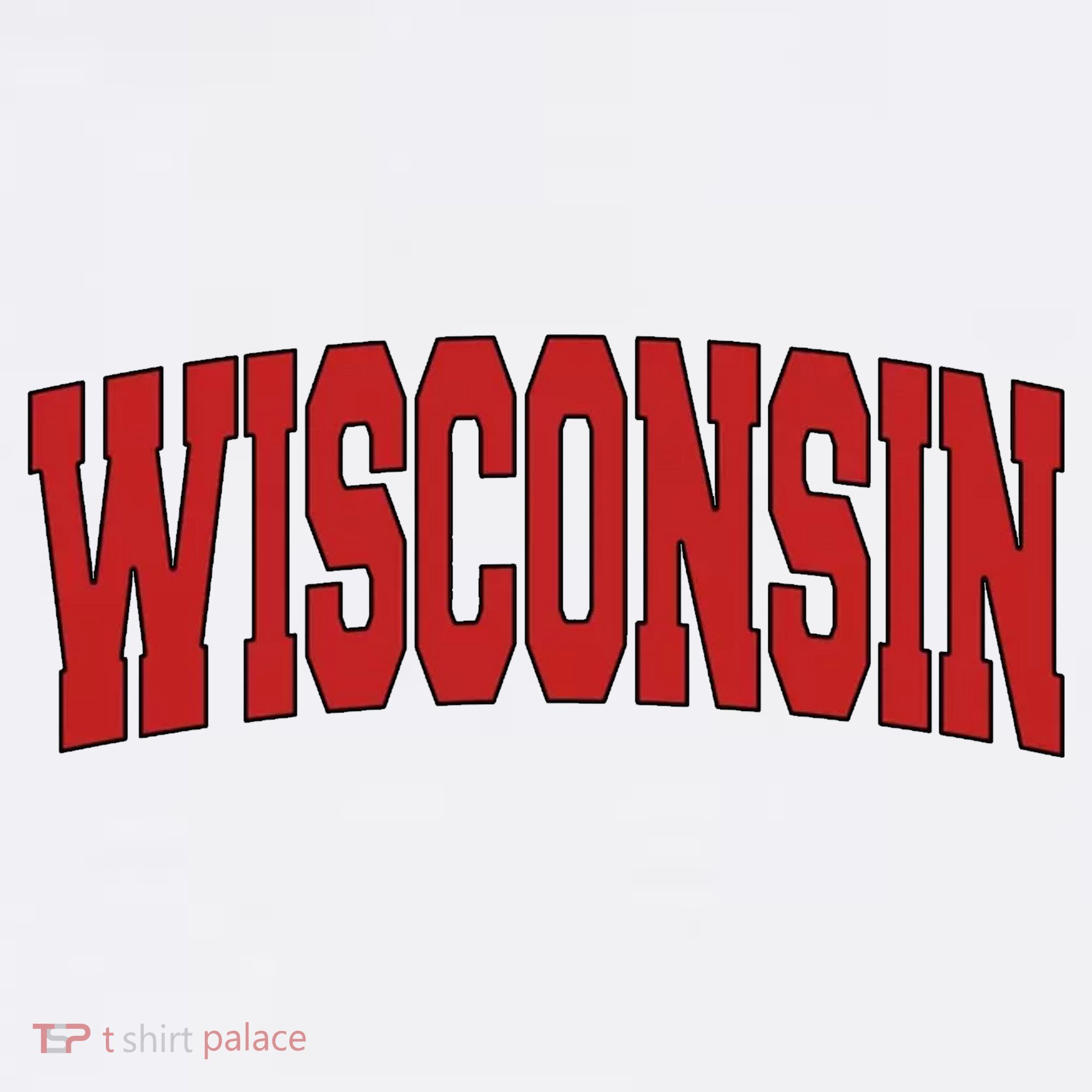 Wisconsin Usa State Wi Varsity Style Vintage Sports Cool T-Shirt