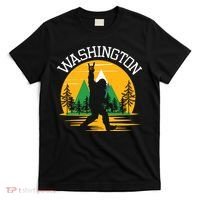 Washington Us State Bigfoot Sasquatch T-Shirt thumb 0