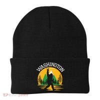 Washington Us State Bigfoot Sasquatch Beanie thumb 0