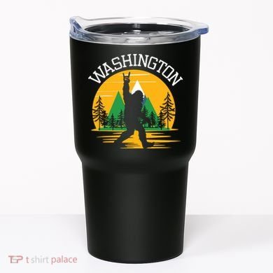 Washington Us State Bigfoot Sasquatch Tumbler