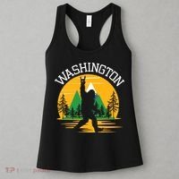 Washington Us State Bigfoot Sasquatch Women's Tank Top thumb 3