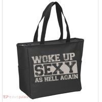 Woke Up Sexy As Hell Again Attractive Hot Tote Bag thumb 2