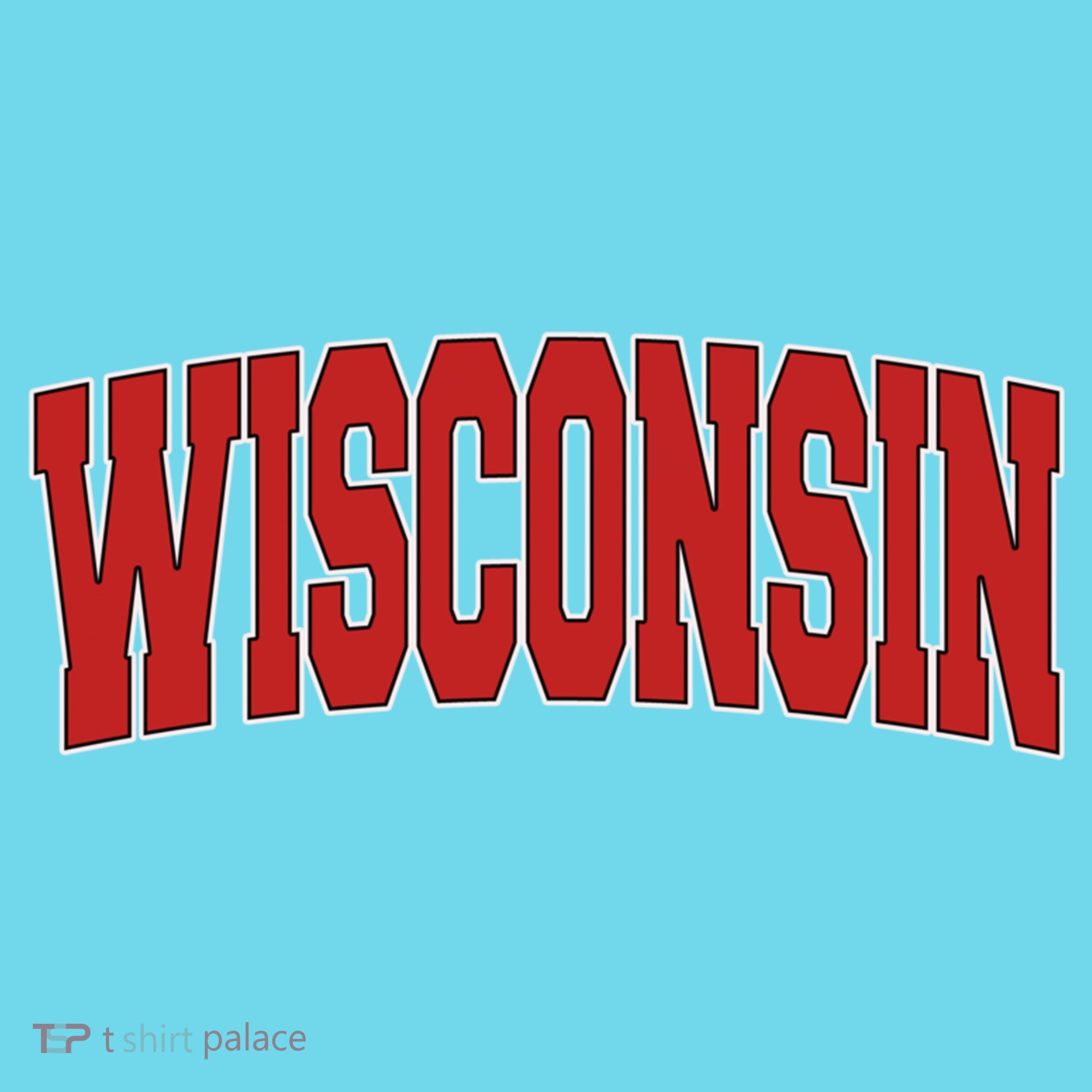 Wisconsin Usa State Wi Varsity Style Vintage Sports Cool Gift T-Shirt