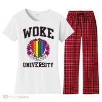 Woke University Women's Flannel Pajama Set thumb 0