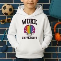 Woke University Kids Hoodie thumb 2