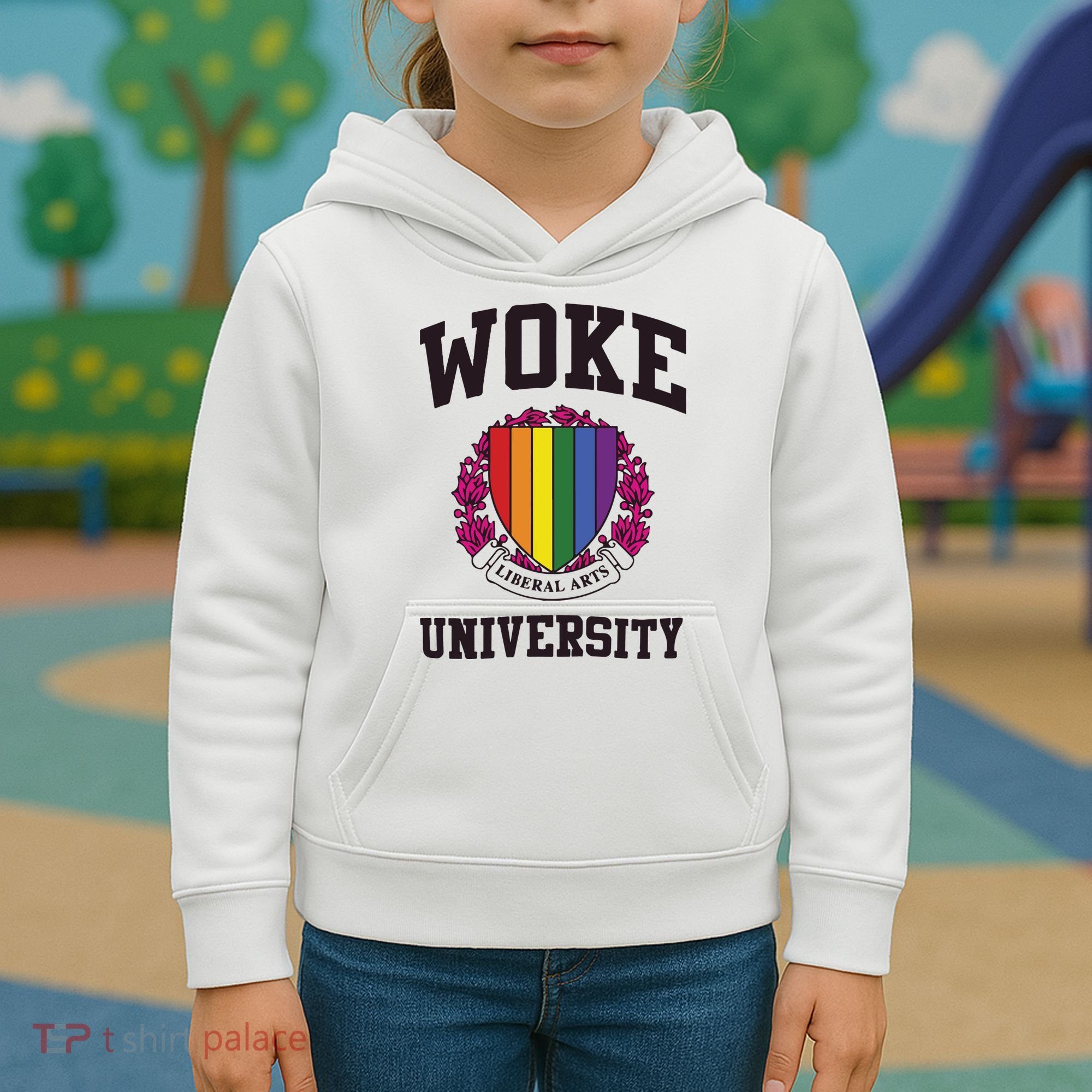 Woke University Kids Hoodie