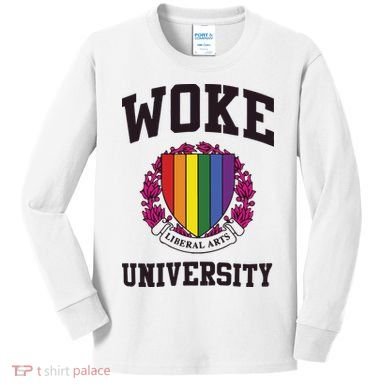 Woke University Kids Long Sleeve Shirt