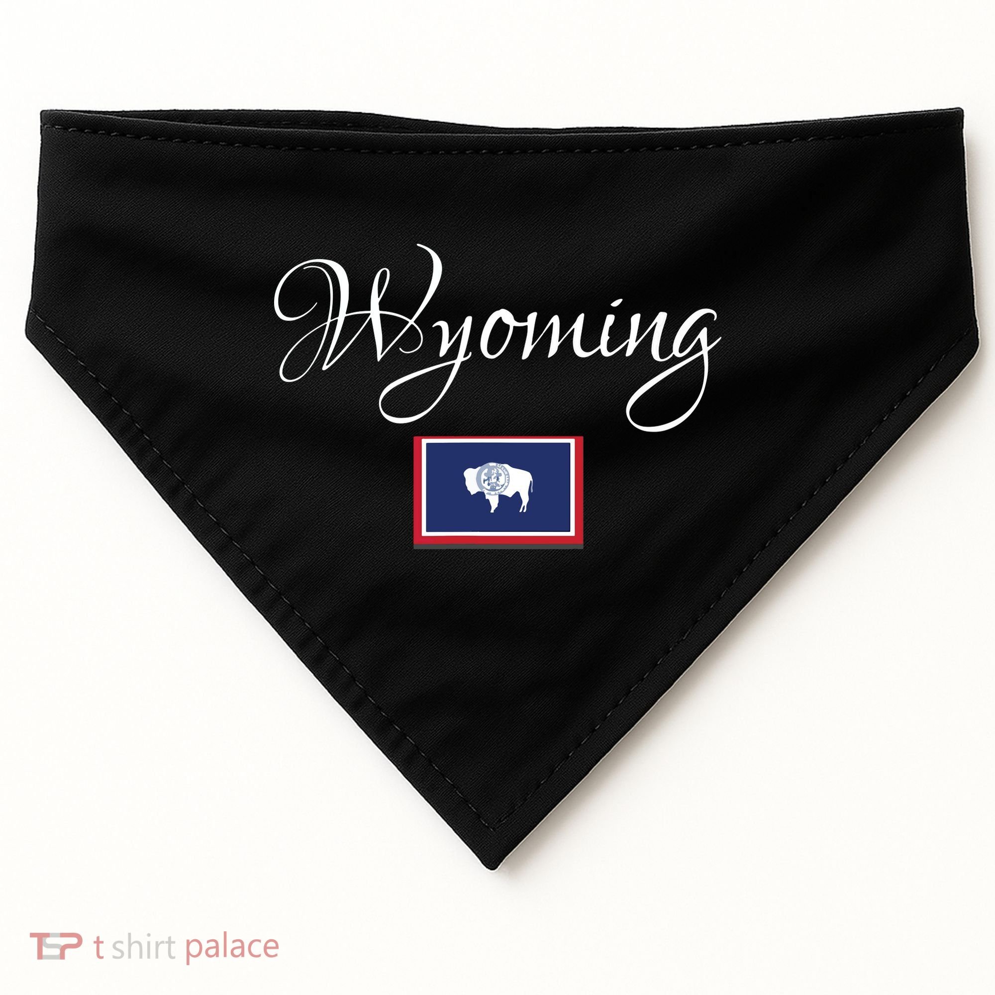Wyoming Usa USA-Made Doggie Bandana