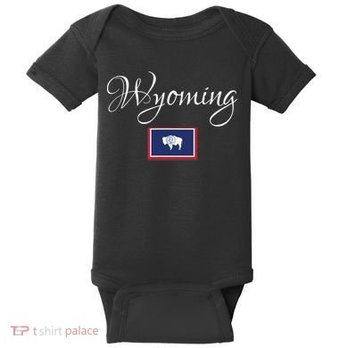 Wyoming Usa Baby Bodysuit