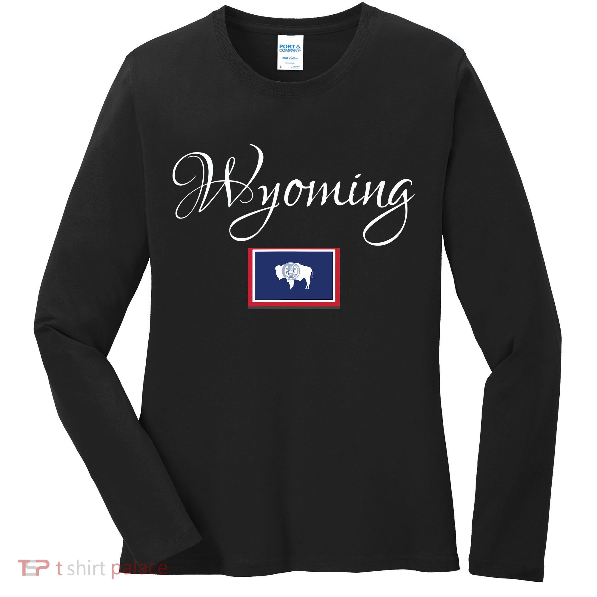 Wyoming Usa Women's Long Sleeve Shirt
