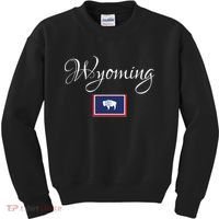 Wyoming Usa Kids Sweatshirt thumb 0