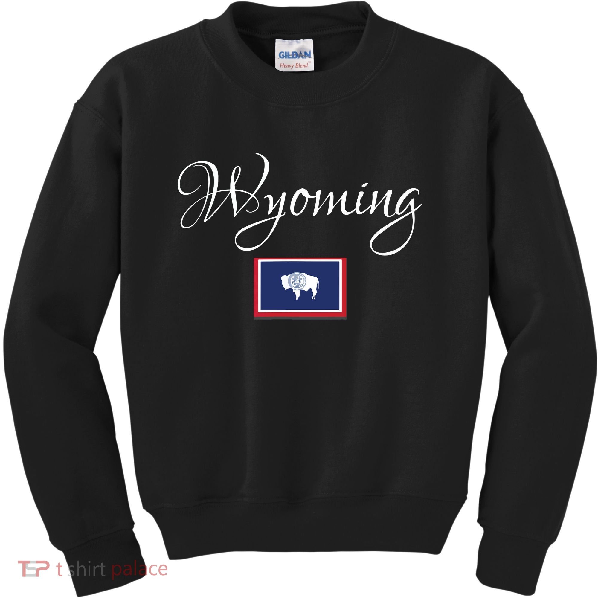 Wyoming Usa Kids Sweatshirt
