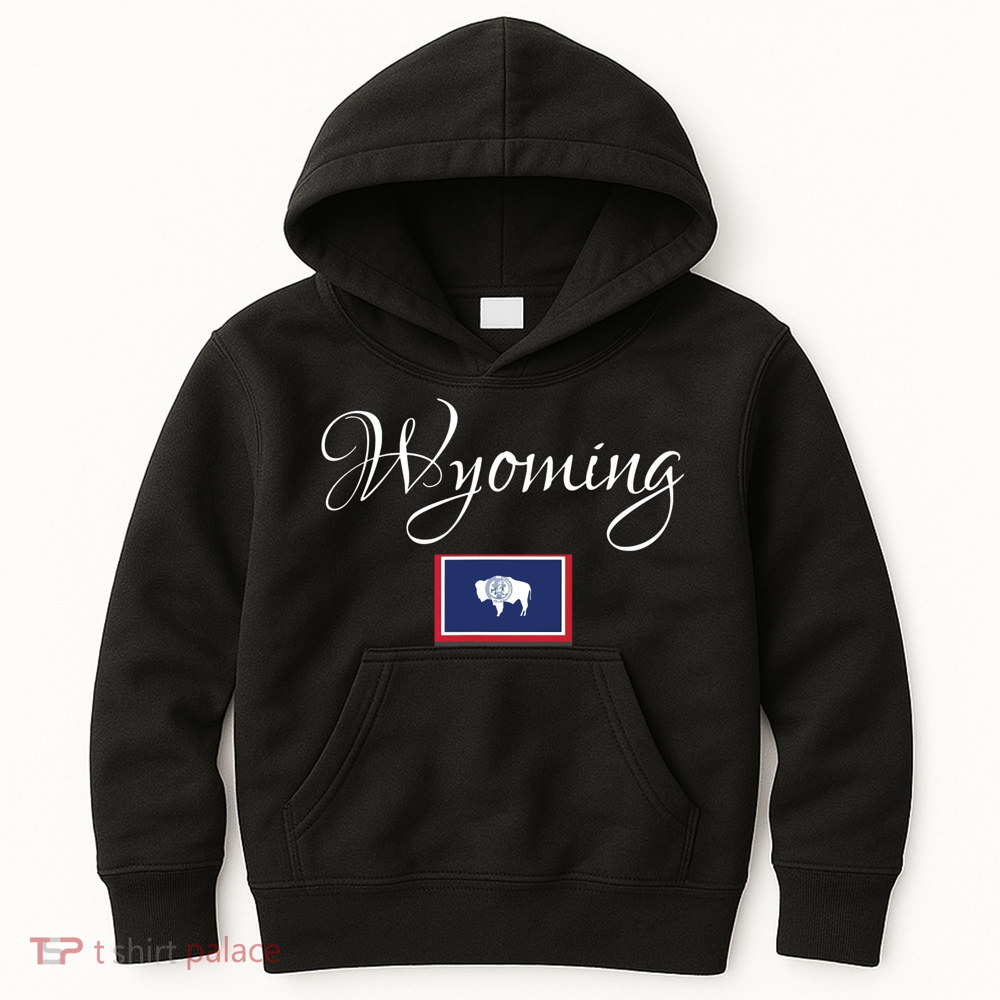 Wyoming Usa Kids Hoodie