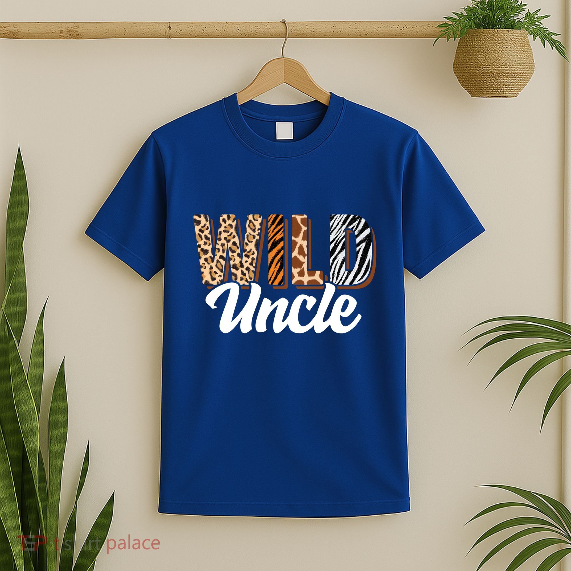 Wild Uncle Zoo Born Two Be Wild Bgiftday Safari Jungle Animal Gift T-Shirt