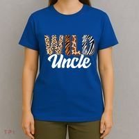 Wild Uncle Zoo Born Two Be Wild Bgiftday Safari Jungle Animal Gift T-Shirt thumb 4
