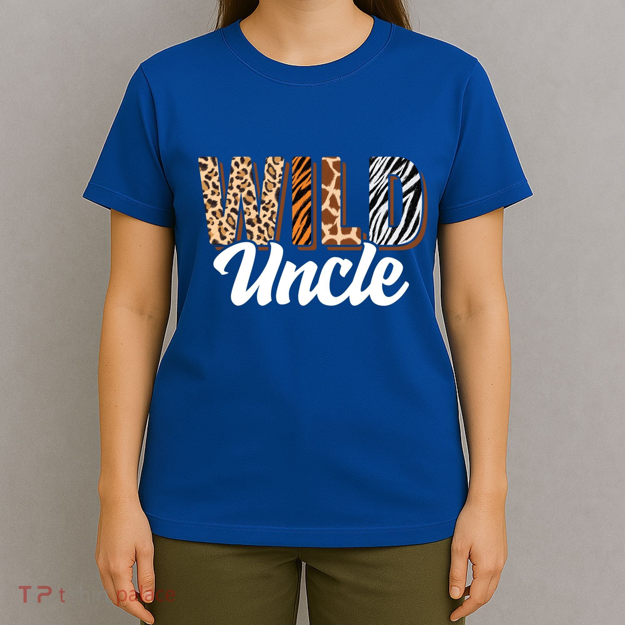 Wild Uncle Zoo Born Two Be Wild Bgiftday Safari Jungle Animal Gift T-Shirt