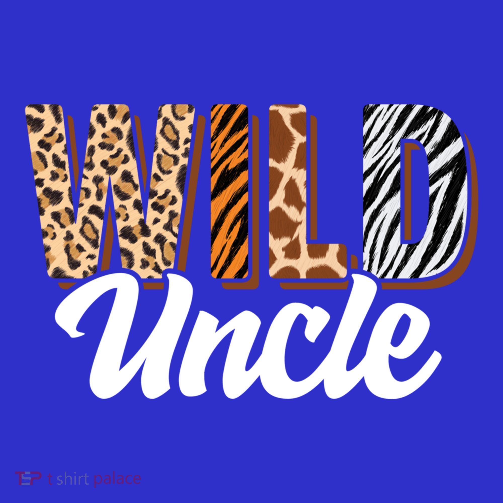 Wild Uncle Zoo Born Two Be Wild Bgiftday Safari Jungle Animal Gift T-Shirt
