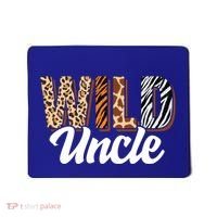 Wild Uncle Zoo Born Two Be Wild Bgiftday Safari Jungle Animal Gift Mousepad thumb 0