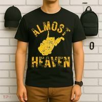 West Virginia Almost Heaven WV Map Home 304 Vintage T-Shirt thumb 6