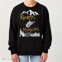 West Virginia Almost Heaven State Map WV Bear Mountains Home Women's Sweatshirt thumb 0