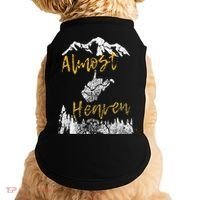 West Virginia Almost Heaven State Map WV Bear Mountains Home Doggie Tank thumb 0