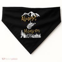 West Virginia Almost Heaven State Map WV Bear Mountains Home USA-Made Doggie Bandana thumb 0