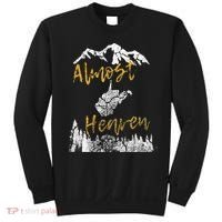 West Virginia Almost Heaven State Map WV Bear Mountains Home Sweatshirt thumb 0