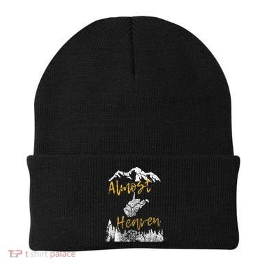 West Virginia Almost Heaven State Map WV Bear Mountains Home Beanie