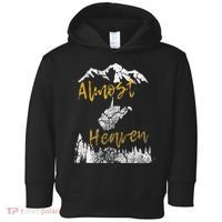West Virginia Almost Heaven State Map WV Bear Mountains Home Toddler Hoodie thumb 0