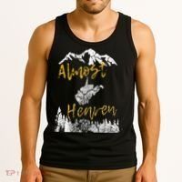 West Virginia Almost Heaven State Map WV Bear Mountains Home Tank Top thumb 3
