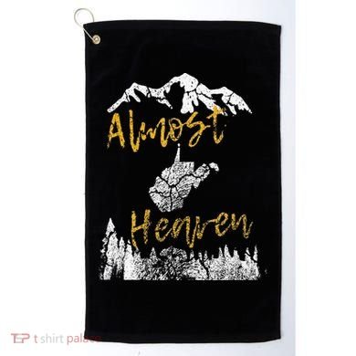West Virginia Almost Heaven State Map WV Bear Mountains Home Golf Towel