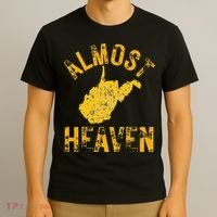 West Virginia Almost Heaven WV Map Home 304 Vintage T-Shirt thumb 3