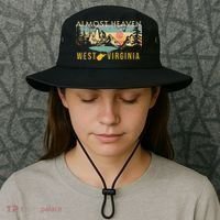 West Virginia Almost Heaven Bucket Hat thumb 3